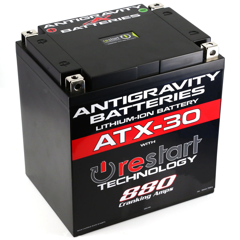 Antigravity YTX30 Lithium Battery w/Re-Start - Striker Modified