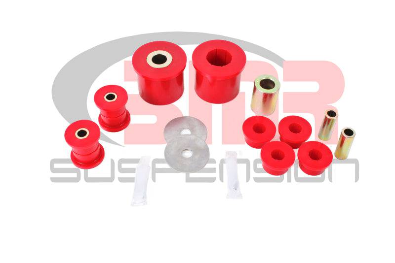 BMR 08-09 Pontiac G8 Rear Suspension Bushing Kit (BK004 BK005 BK006) - Black/Red - Striker Modified