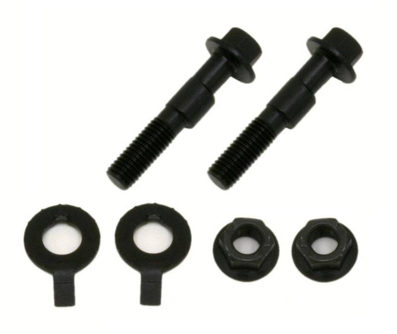 BMR 05-14 S197 Mustang Front Camber Bolts (2 Degree Offset) - Black - Striker Modified