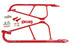 BMR 08-17 Challenger Bolt-On Subframe Connectors - Red - Striker Modified