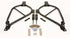 BMR 14-17 Chevy SS Bolt-On Subframe Connectors - Black Hammertone - Striker Modified