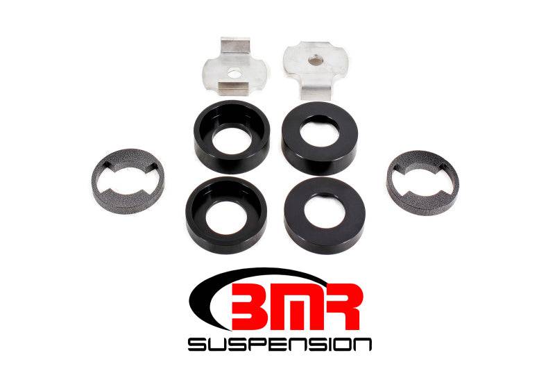BMR 15-17 S550 Mustang Cradle Bushing Lockout Kit Level 1 - Black - Striker Modified