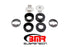 BMR 15-17 S550 Mustang Cradle Bushing Lockout Kit Level 1 - Black - Striker Modified