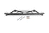 BMR 16-17 6th Gen Camaro Rear Of Rear Cradle Brace - Black Hammertone - Striker Modified