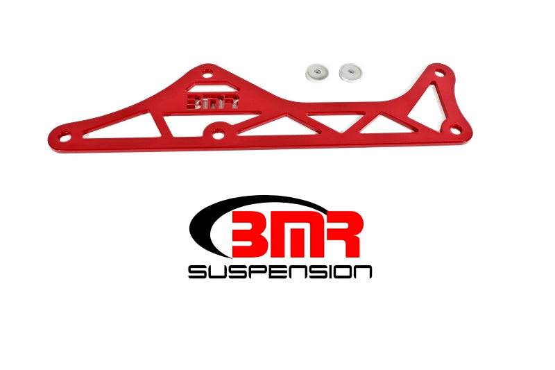BMR 16-17 6th Gen Camaro Steel Driveshaft Tunnel Brace - Red - Striker Modified