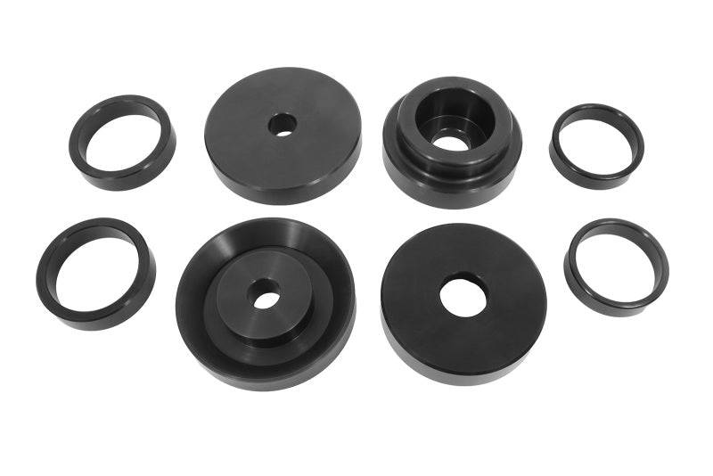 BMR 2008-2018 Challenger Rear Cradle Lockout Bushing Kit - Black Anodized - Striker Modified