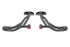 BMR 10-14 Ford Mustang / Shelby GT500 Non-Adj. Lower A-Arms (Poly/Delrin) - Black Hammertone - Striker Modified