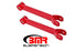 BMR 16-17 6th Gen Camaro Non-Adj. Upper Control Arms (Polyurethane) - Red - Striker Modified