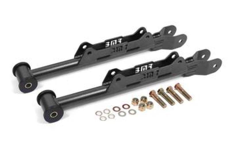BMR 2010-2015 Chevrolet Camaro Rear DOM Lower Control Arms - Black Hammertone - Striker Modified