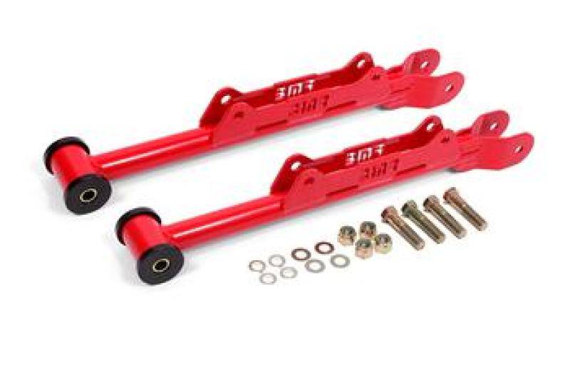 BMR 2010-2015 Chevrolet Camaro Rear DOM Lower Control Arms - Red - Striker Modified