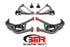 BMR 70-81 2nd Gen F-Body Upper And Lower A-Arm Kit - Black Hammertone - Striker Modified