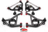 BMR 78-87 G-Body Upper And Lower A-Arm Kit - Black Hammertone - Striker Modified