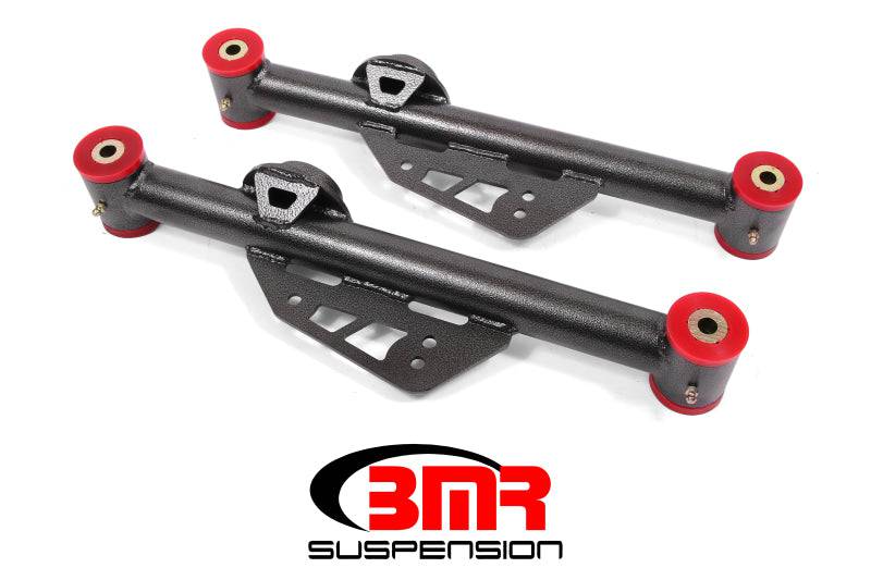 BMR 79-98 Fox Mustang Non-Adj. Lower Control Arms (Polyurethane) - Black Hammertone - Striker Modified