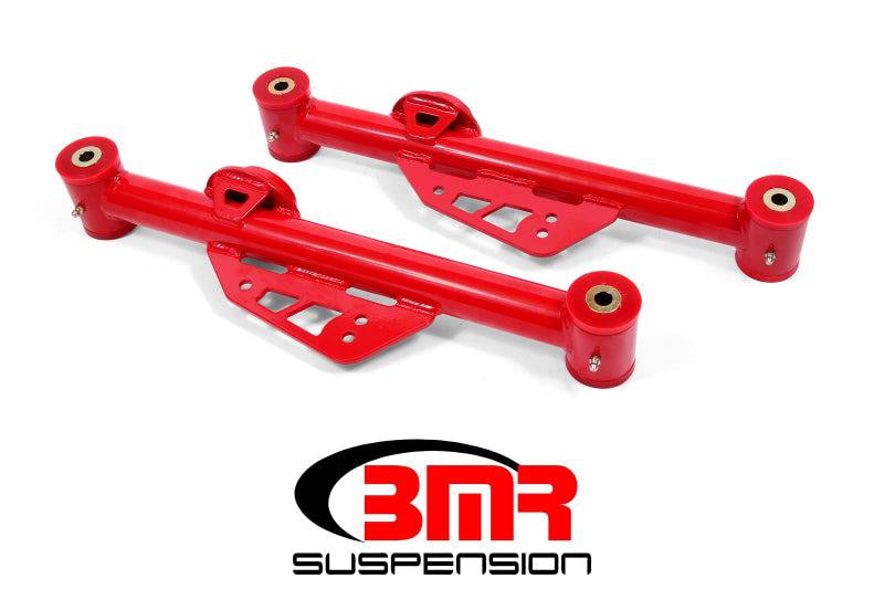 BMR 79-98 Fox Mustang Non-Adj. Lower Control Arms (Polyurethane) - Red - Striker Modified
