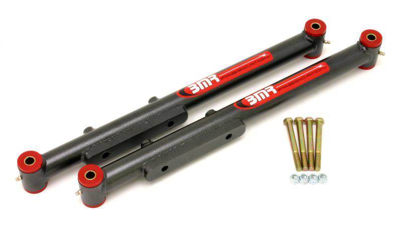 BMR 91-96 B-Body Non-Adj. Extended Length Lower Control Arms (Polyurethane) - Black Hammertone - Striker Modified