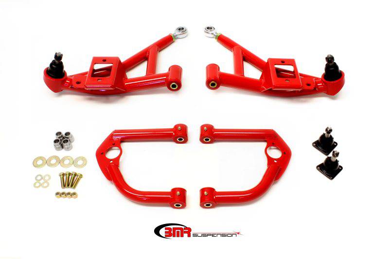 BMR 93-02 F-Body Upper And Lower A-Arm Kit - Red - Striker Modified