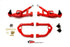BMR 93-02 F-Body Upper And Lower A-Arm Kit - Red - Striker Modified
