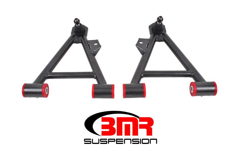 BMR 94-04 Mustang Lower Non-Adj. A-Arms (Coilover Only) w/ STD. Ball Joint (Poly) - Black Hammertone - Striker Modified