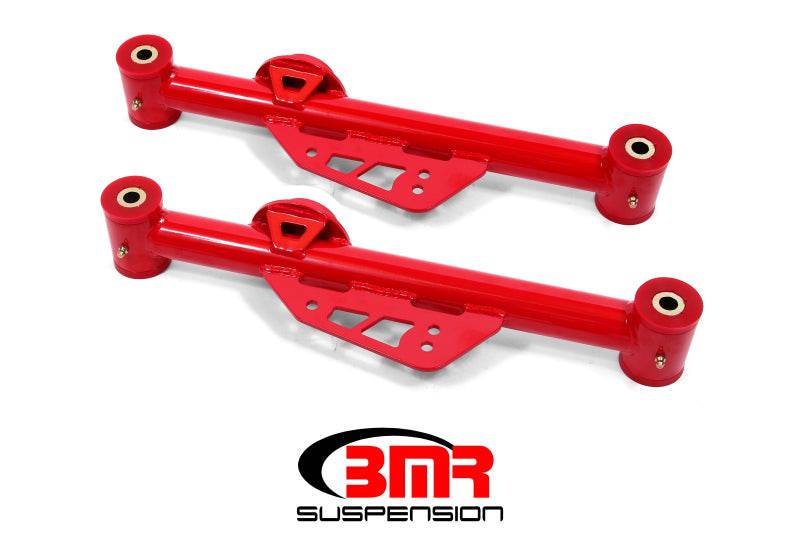 BMR 99-04 Mustang Non-Adj. Lower Control Arms (Polyurethane) - Red - Striker Modified