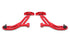 BMR Suspension 05-14 Ford Mustang Lower A-Arms - Red - Non-Adjustable - Striker Modified