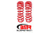 BMR 05-14 S197 Mustang GT/GT500 Rear Performance/Drag Lowering Springs - Red - Striker Modified