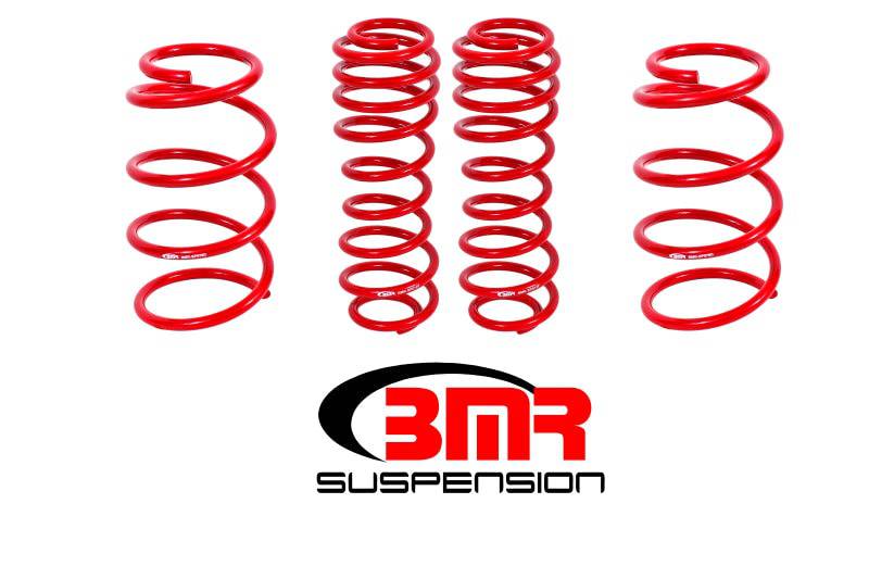 BMR 07-14 Shelby GT500 Drag Lowering Springs (Set Of 4) - Red - Striker Modified