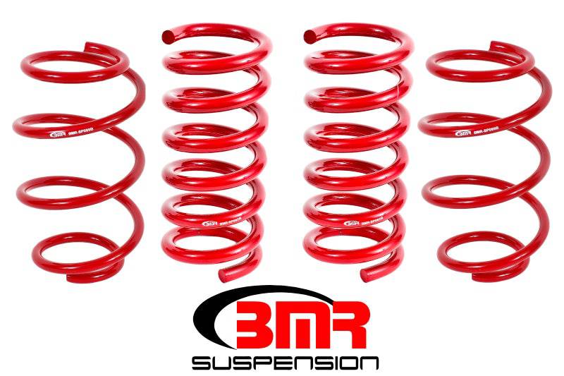 BMR 15-17 S550 Mustang Performance Version Lowering Springs (Set Of 4) - Red - Striker Modified