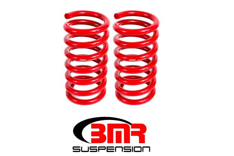 BMR 15-17 S550 Mustang Rear Drag Version Lowering Springs - Red - Striker Modified