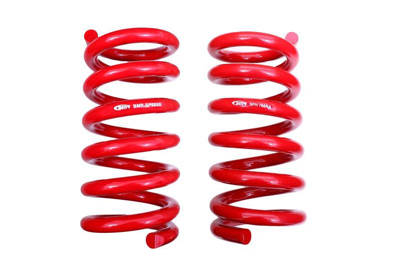 BMR 18-20 S550 Mustang GT MagneRide/15-20 GT350 Lowering Spring Set of Rear only - Red - Striker Modified