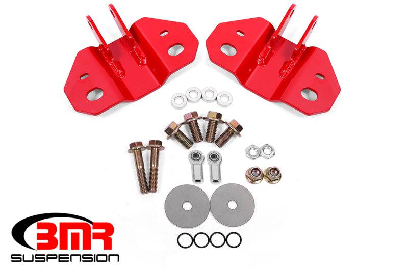 BMR Suspension 15-19 Ford Mustang Rear Upper Shock Mount- Red - Striker Modified