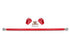BMR 15-20 Ford Mustang Rear Strut Tower Brace - Red - Striker Modified