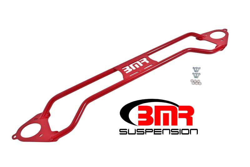 BMR 16-17 6th Gen Camaro Front Twin Tube Design Strut Tower Brace - Red - Striker Modified