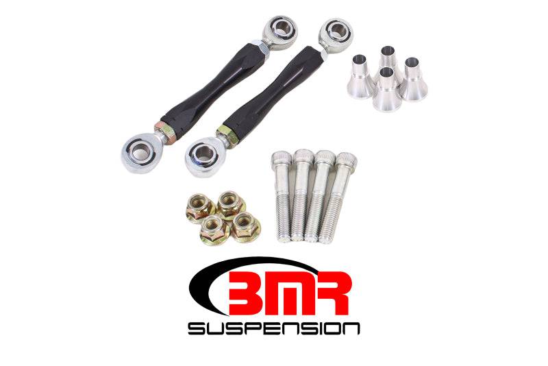 BMR 08-17 Challenger Front Sway Bar End Link Kit - Black - Striker Modified