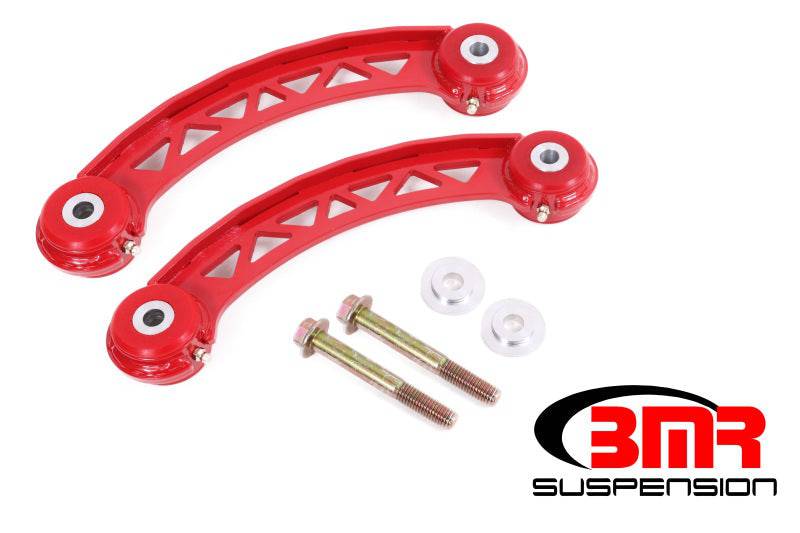 BMR 08-17 Challenger Non-Adj. Upper Trailing Arms (Polyurethane) - Red - Striker Modified
