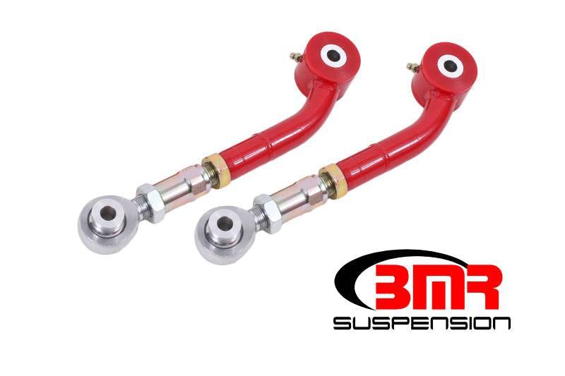 BMR 08-17 Challenger Upper Trailing Arms w/ On-Car Adj. Poly/Rod Ends - Red - Striker Modified