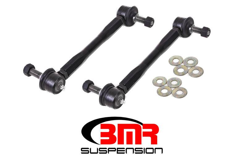 BMR 16-17 6th Gen Camaro Front Sway Bar End Link Kit - Black - Striker Modified