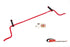 BMR 05-10 S197 Mustang Rear Solid 22mm Sway Bar Kit w/ Bushings & Billet Links - Red - Striker Modified