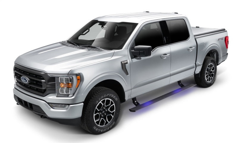 AMP Research 21-23 Ford F150 PowerStep Plug N Play - Black (See 76252-01A For Hybrid) - Striker Modified