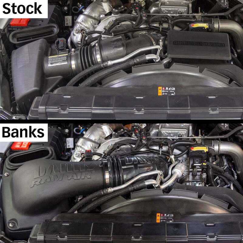 Banks Power 20-22 Chevy/GMC 2500/3500 L5P 6.6L Ram-Air Intake System - Oiled - Striker Modified