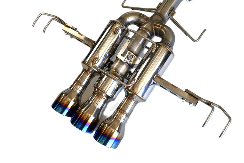 Invidia 22+ HONDA CIVIC TYPE-R FL5 R400 SINGLE LAYER TI TIP FULL CAT-BACK (NON POLISH PIPE) - Striker Modified