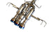 Invidia 22+ HONDA CIVIC TYPE-R FL5 R400 SINGLE LAYER TI TIP FULL CAT-BACK (NON POLISH PIPE) - Striker Modified
