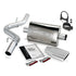 Banks Power 97-99 Jeep 2.5/4.0L Wrangler Slip Fit Cat Monster Exh Sys - SS Single Exh w/ Chrome Tip - Striker Modified