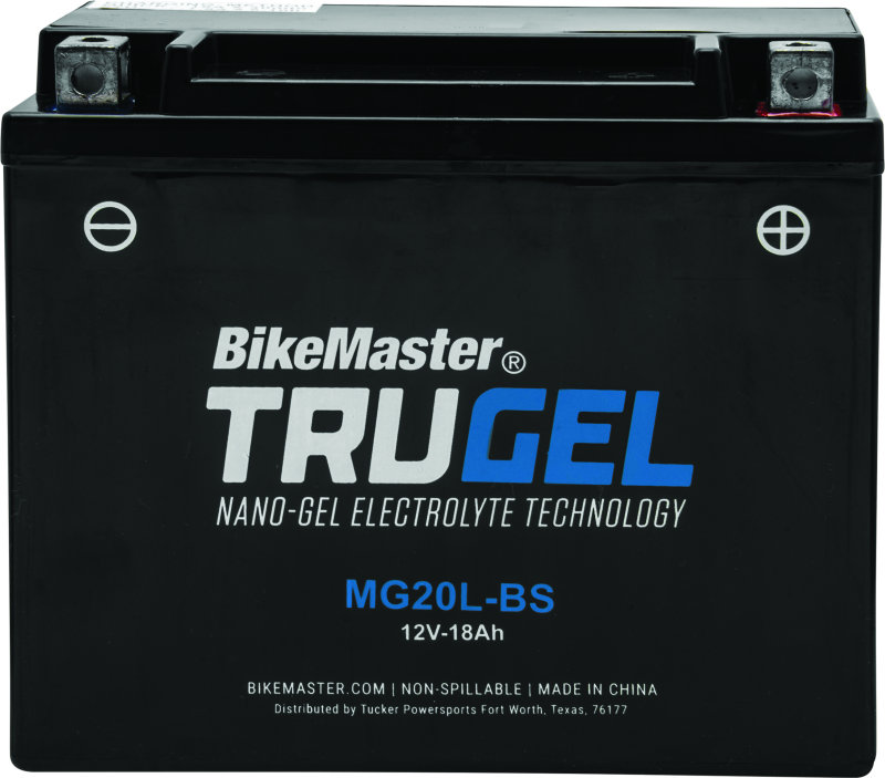 BikeMaster Trugel Battery MG20L-BS - Striker Modified