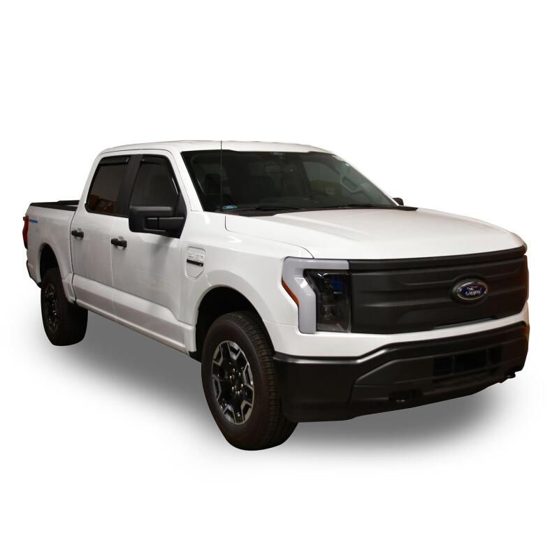 Westin 2015-2018 Ford F-150 SuperCrew Wade In-Channel Wind Deflector 4pc - Smoke - Striker Modified