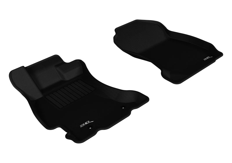 3D MAXpider 2014-2018 Subaru Forester Kagu 1st Row Floormat - Black - Striker Modified