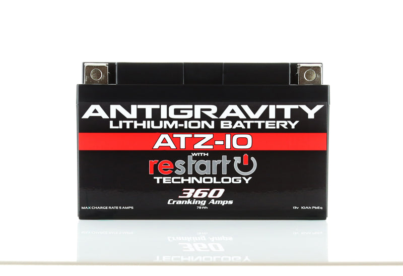 Antigravity YTZ10 Lithium Battery w/Re-Start - Striker Modified