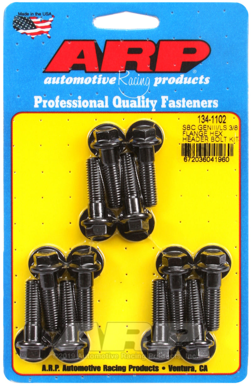 ARP Chevy LS 3/8in Flange Hex Header Bolt Kit - Striker Modified