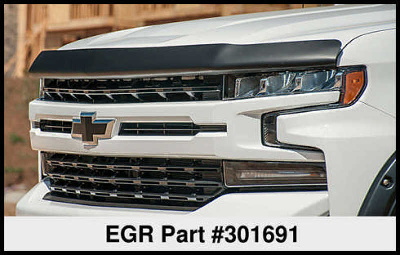 EGR 2019 Chevy 1500 Super Guard Hood Guard - Dark Smoke - Striker Modified