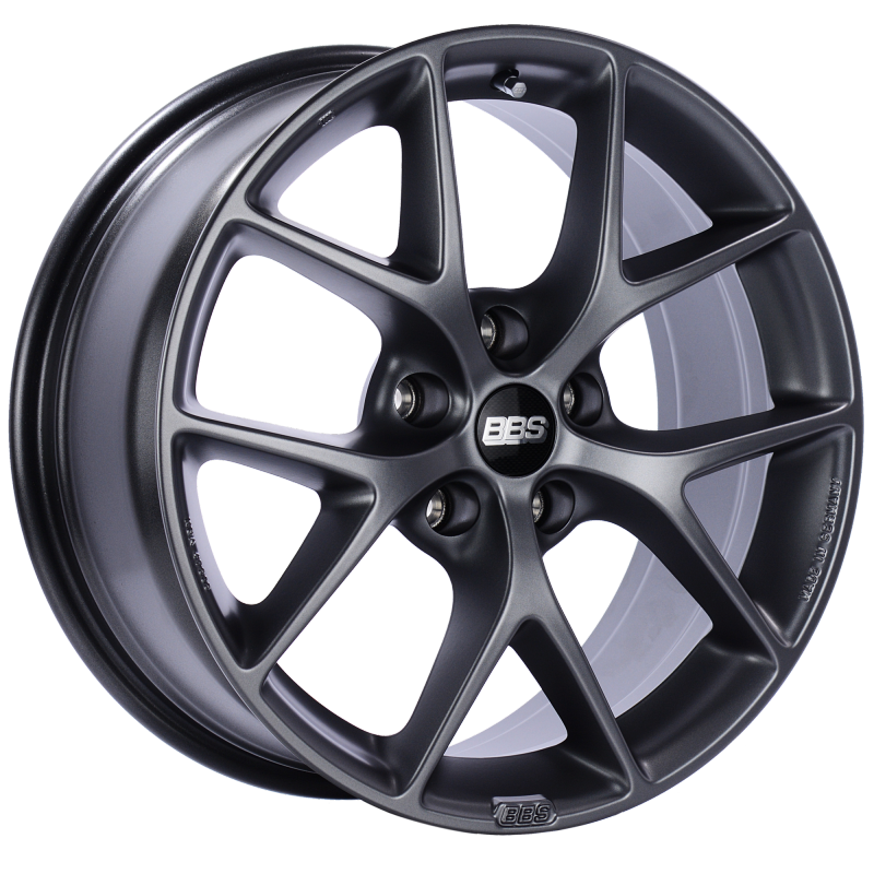 BBS SR 17x7.5 5x112 ET45 Satin Grey Wheel -82mm PFS/Clip Required - Striker Modified