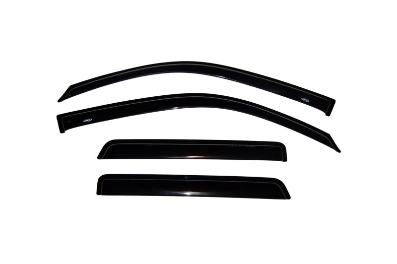 AVS 02-09 Chevy Trailblazer Ventvisor Outside Mount Window Deflectors 4pc - Smoke - Striker Modified